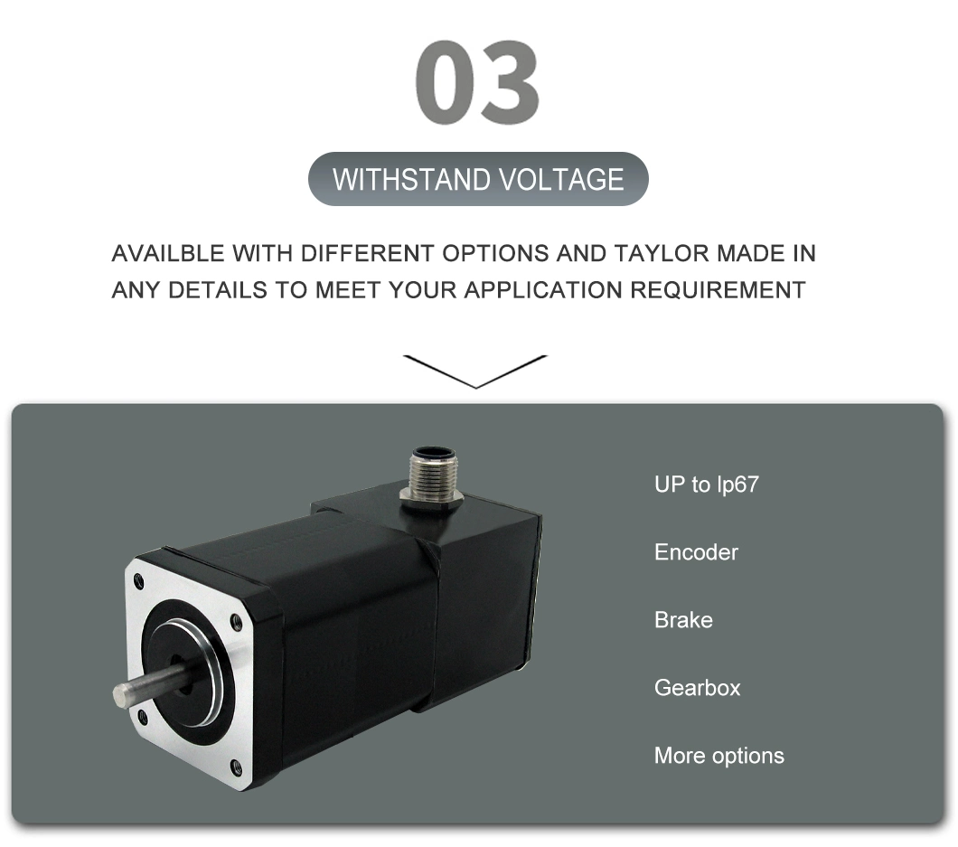 Industrial NEMA23 1.8deg 2-Phase Electric Stepper Stepping Step Electric Motor for Medical Machine