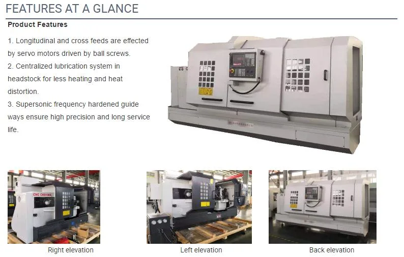 CNC Lathe Fanuc Controller Ck6180A