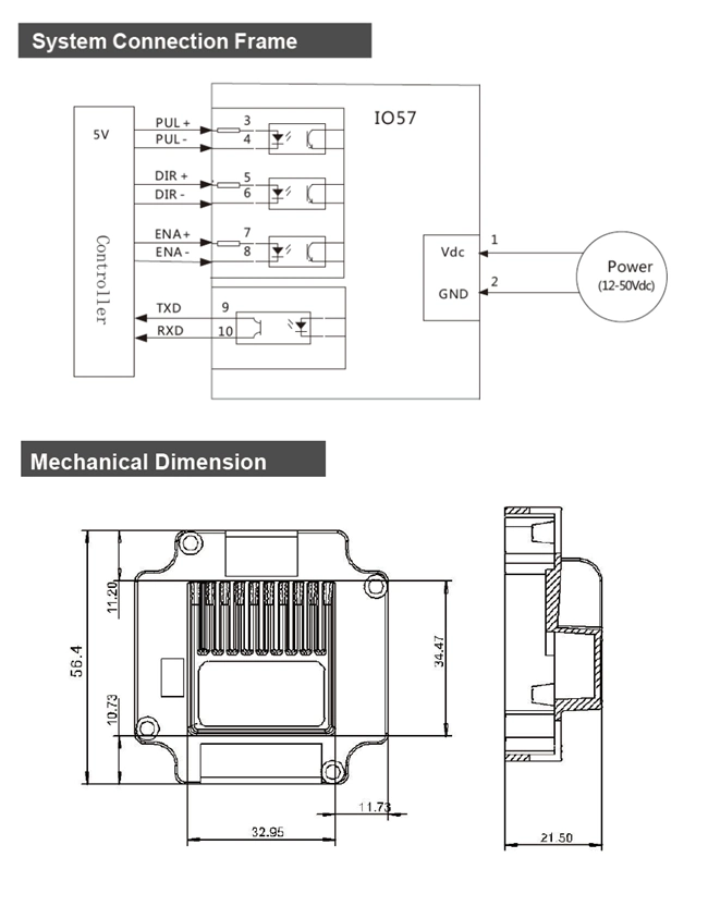 Miniature Stepper Motor & Drive Built-in