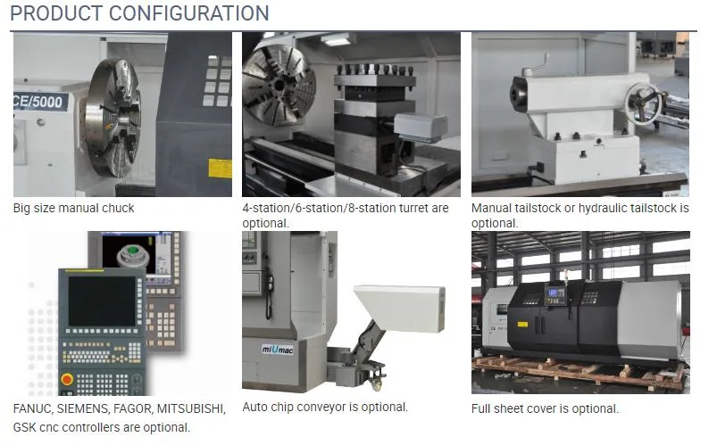 CNC Lathe Fanuc Controller Ck6180A